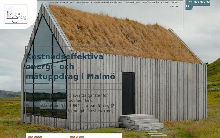 Screenshot of larssonenergi.se