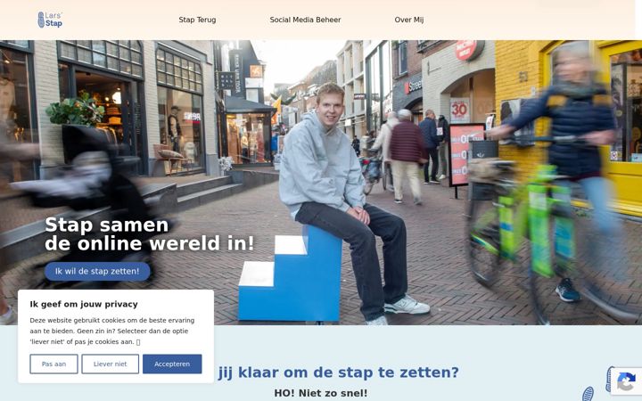 Screenshot of larsstap.nl