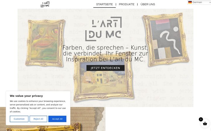 Screenshot of lart-du-mc.com