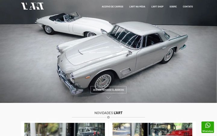 Screenshot of lartbr.com.br