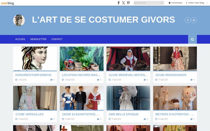 Screenshot of lartdesecostumer.com