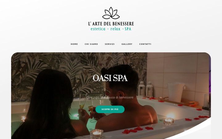 Screenshot of lartedelbenessere.net