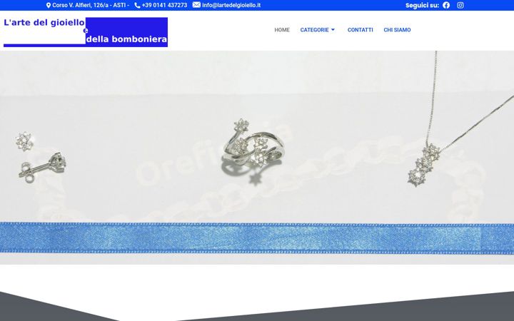 Screenshot of lartedelgioiello.it