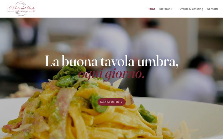Screenshot of lartedelgustosrl.com