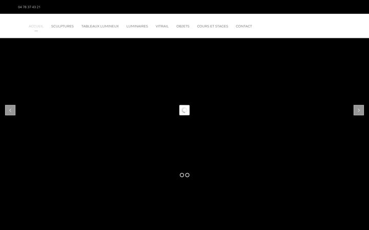 Screenshot of lartelier-vitrail.com