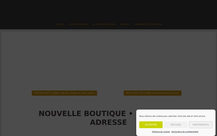 Screenshot of larthomefleur.com