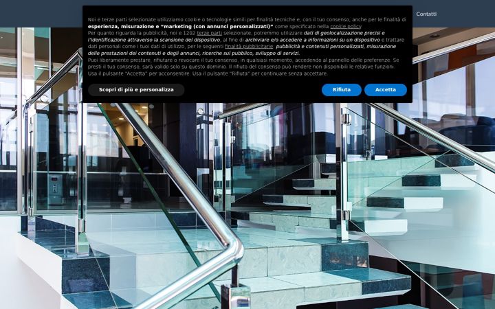 Screenshot of lartigianvetro.it