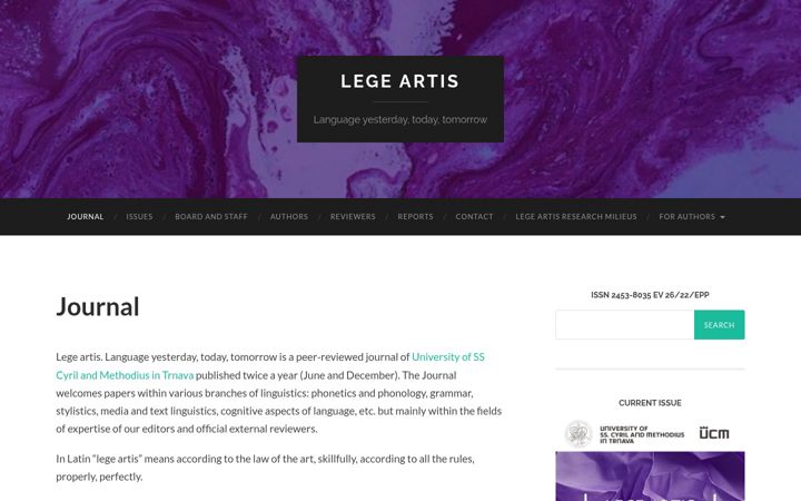 Screenshot of lartis.sk