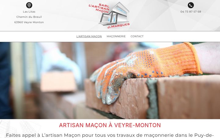 Screenshot of lartisanmacon.fr