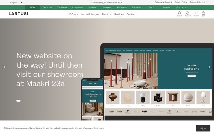 Screenshot of lartusihome.com