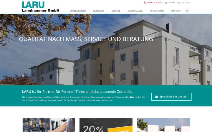 Screenshot of laru-fenster.de
