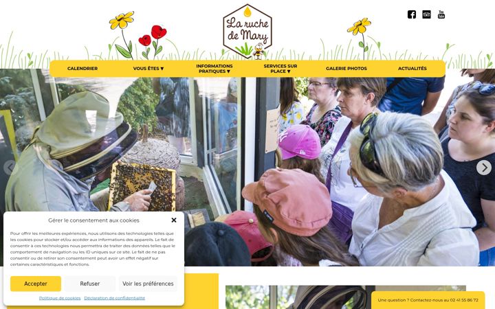 Screenshot of laruchedemary.fr