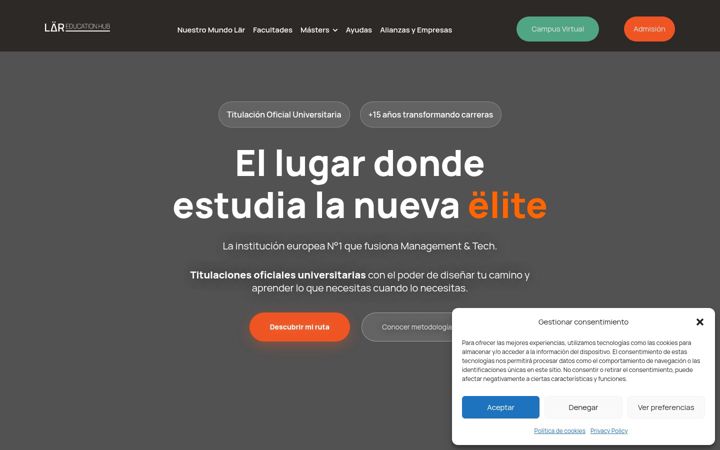 Screenshot of laruniversity.com