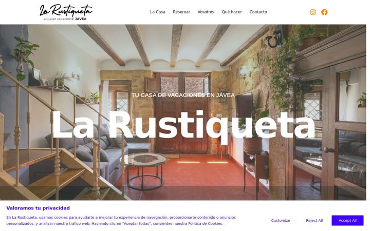 Screenshot of larustiquetajavea.es
