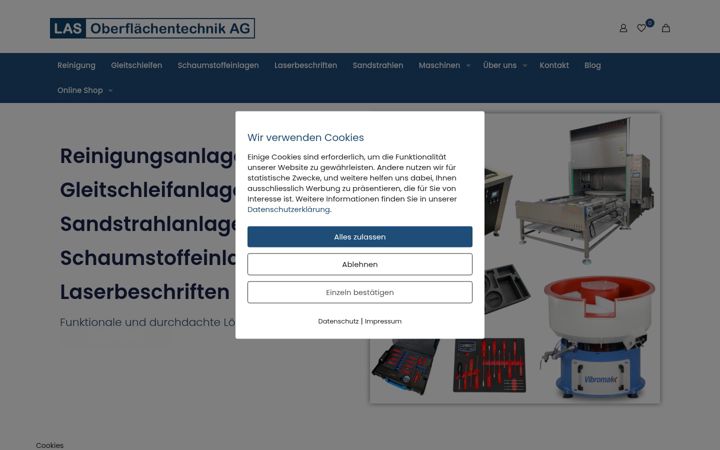 Screenshot of las-oberflaechentechnik.ch
