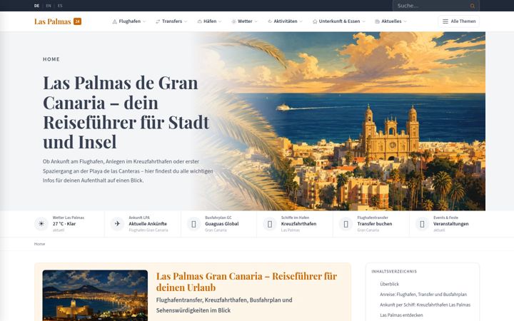 Screenshot of las-palmas-24.com