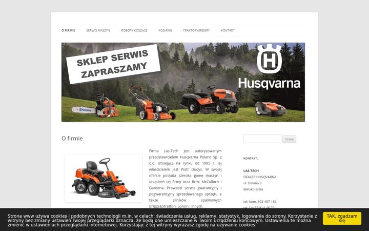 Screenshot of las-tech.pl