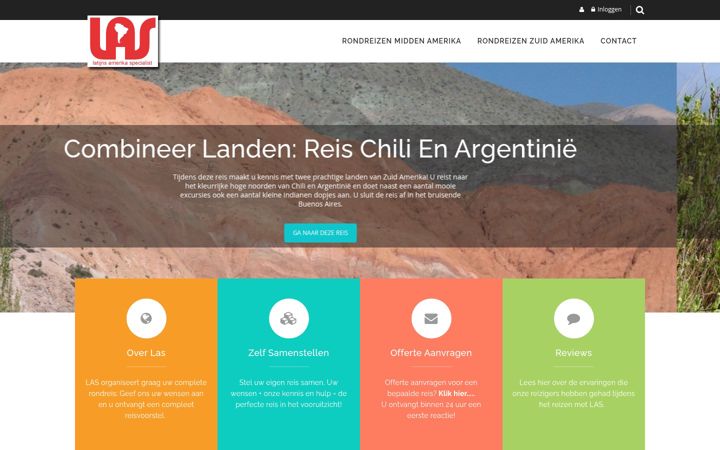 Screenshot of las.nl