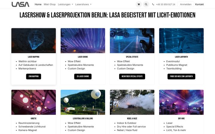 Screenshot of lasa-berlin.de
