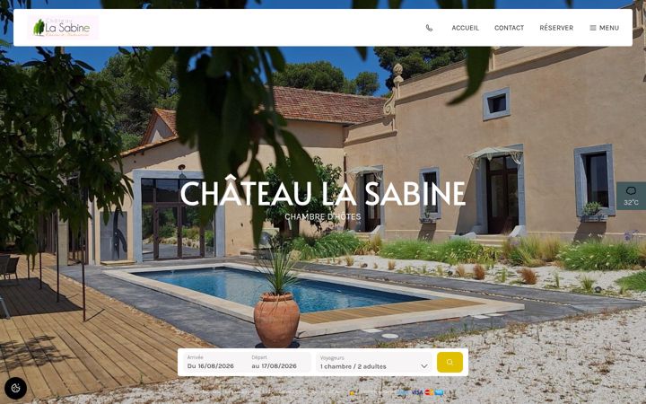 Screenshot of lasabine.com