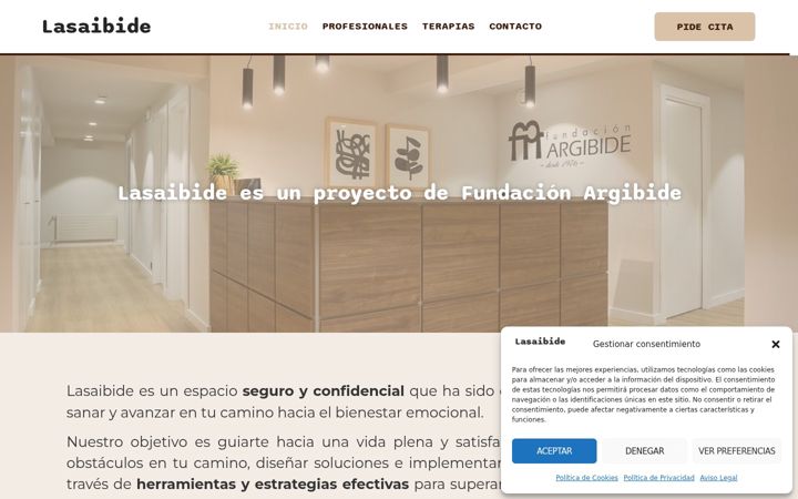 Screenshot of lasaibide.org