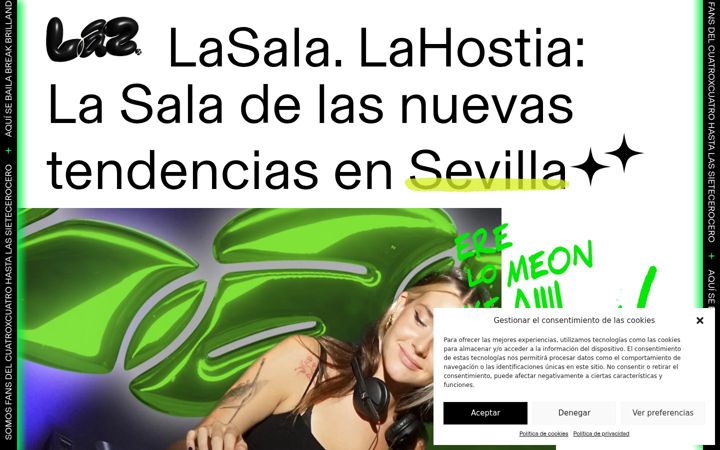 Screenshot of lasala2.com