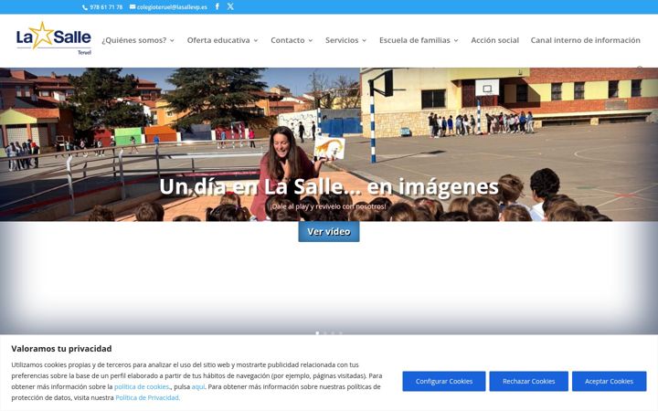 Screenshot of lasalleteruel.es