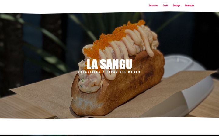 Screenshot of lasangu.com