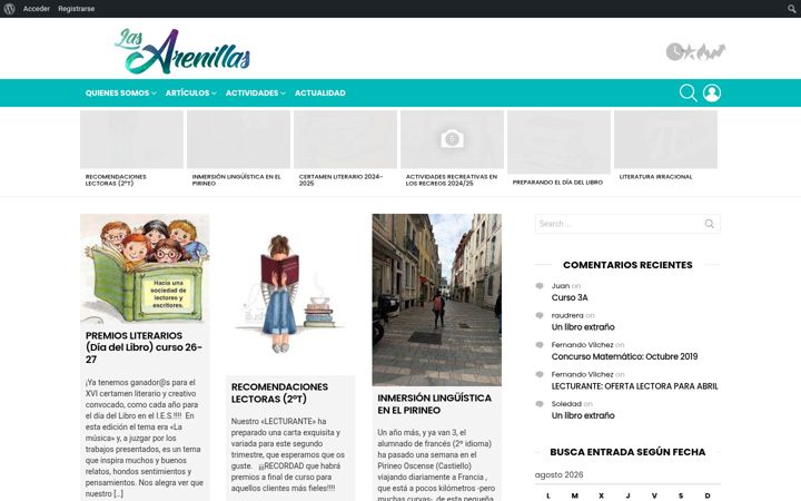 Screenshot of lasarenillas.es
