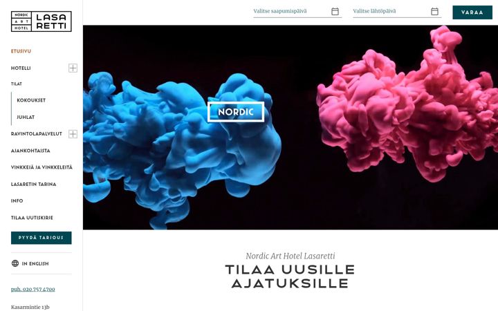 Screenshot of lasaretti.com