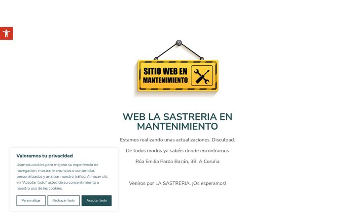 Screenshot of lasastreriataberna.es