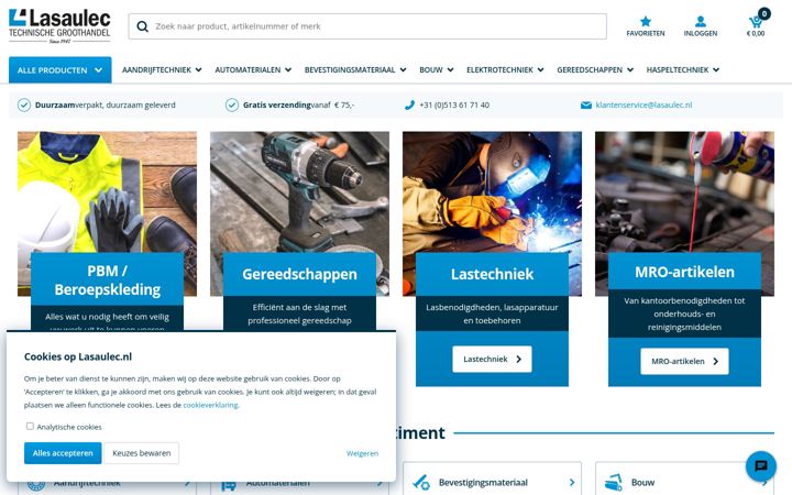 Screenshot of lasaulec.nl