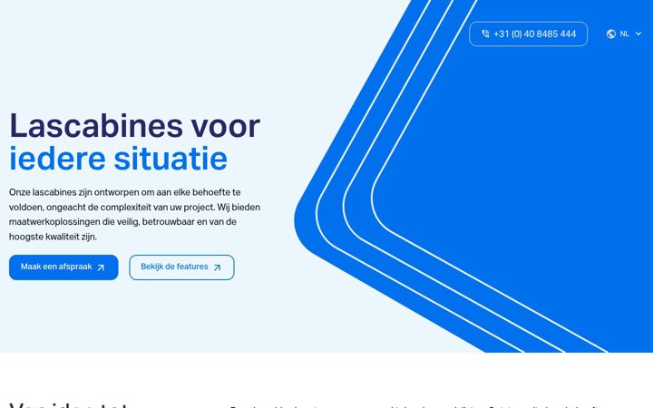 Screenshot of lascabine.nl