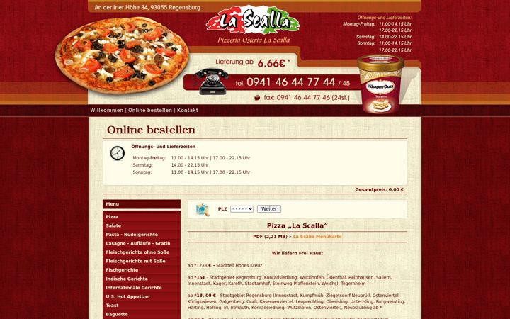 Screenshot of lascalla.de