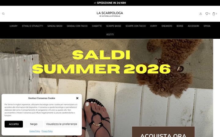 Screenshot of lascarpologa.com