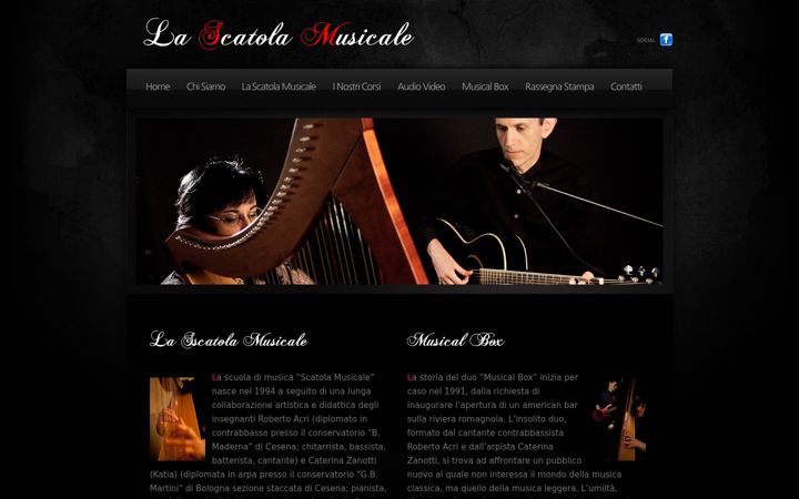 Screenshot of lascatolamusicale.com