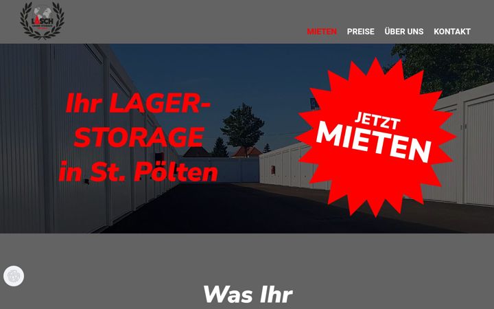 Screenshot of lasch-garagen.at