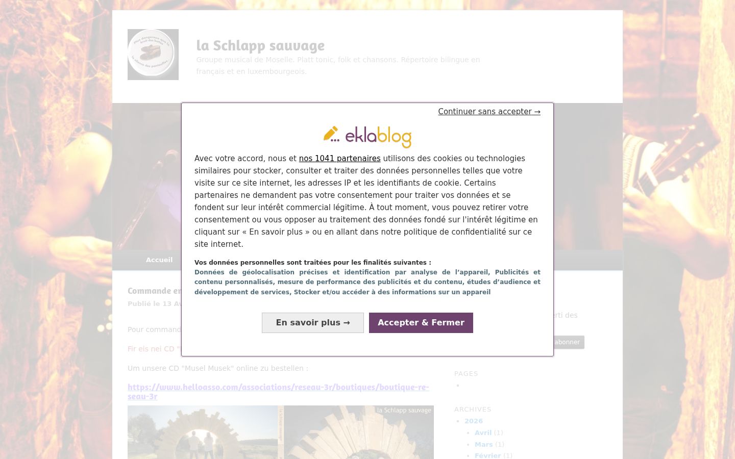 Captura de ecrã do banner de consentimento apresentado antes de qualquer interação