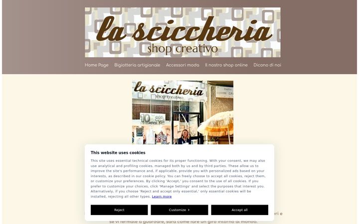 Screenshot of lasciccheria.com