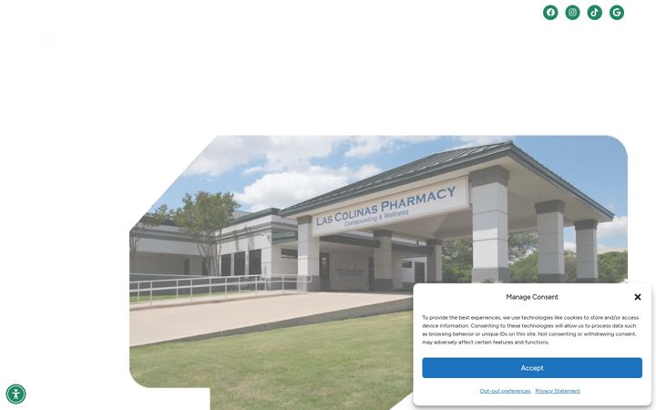 Screenshot of lascolinaspharmacy.com