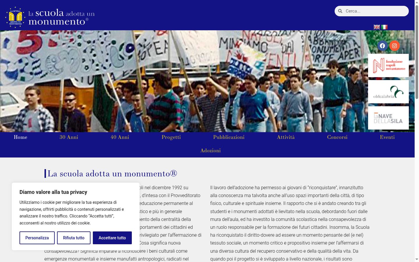 Screenshot des Einwilligungsbanners vor jeglicher Interaktion