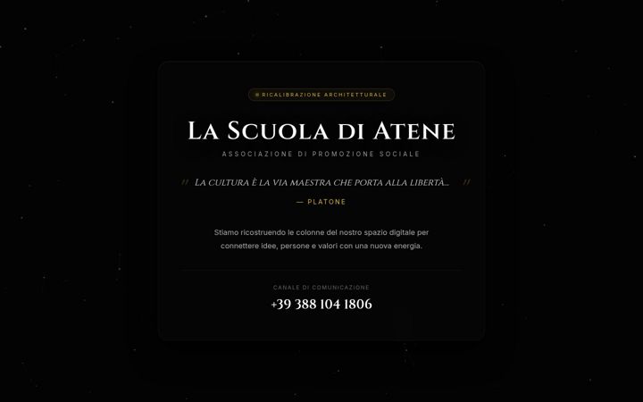 Screenshot of lascuoladiatene.org