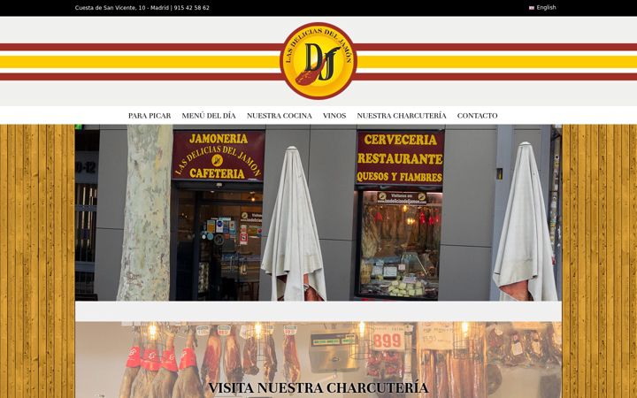 Screenshot of lasdeliciasdeljamon.com