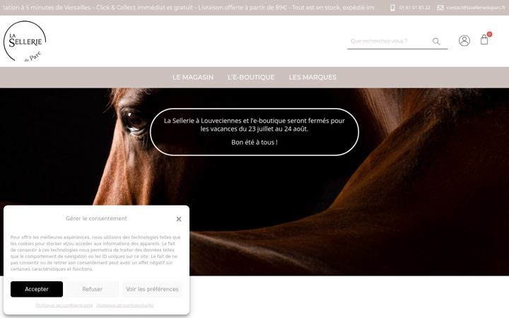 Screenshot of lasellerieduparc.fr