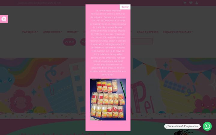 Screenshot of laselvadepapel.com