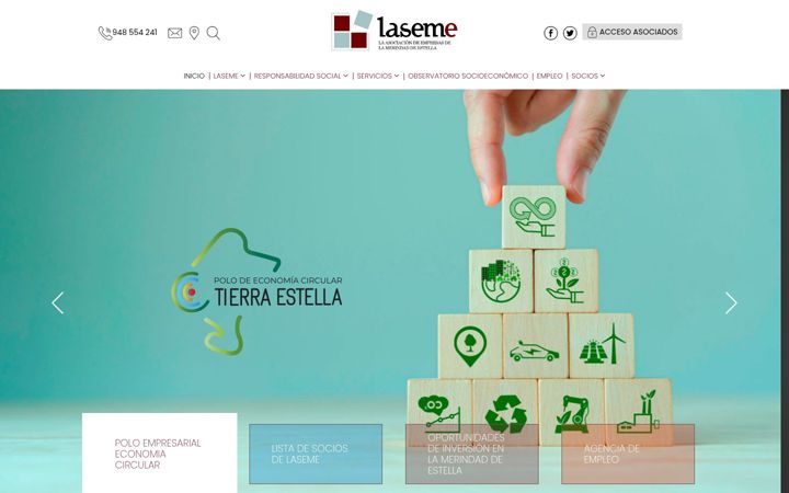 Screenshot of laseme.net