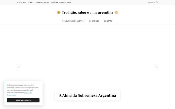Screenshot of lasempanadas.com.br