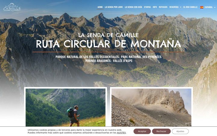 Zrzut ekranu lasendadecamille.com