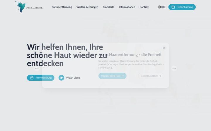 Screenshot of laser-aesthetik-institut.de