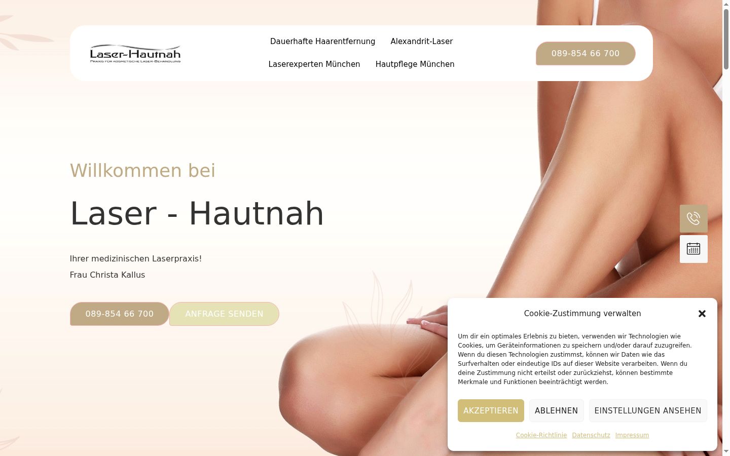 Sutikimo reklamjuostės, rodytos prieš bet kokią sąveiką, ekrano kopija